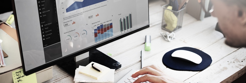 Businessman Working Dashboard Strategy Research Concept